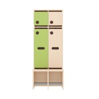 Komplettgarderobe Türe 2 Plätze mit...