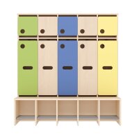 Komplettgarderobe Türe 5 Plätze mit...