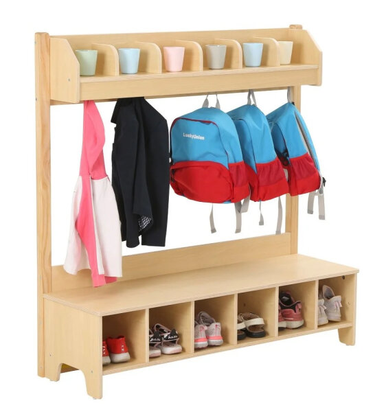 Garderobe Kindergarten 6 Plätze