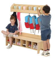 Garderobe Kindergarten 6 Plätze