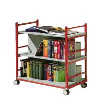 Bücherwagen mit 3 Ebenen