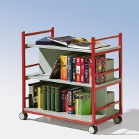 Bücherwagen mit 3 Ebenen