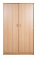 Werkmaterialschrank 2 Türen mit Schloss + 2...