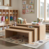 Stapelbänke Kindergarten Sitzbänke 3 er Set