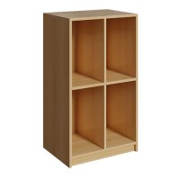 Birke Schultaschenschrank Ranzenregal 2 Fächer 2...