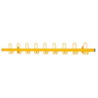 Sicherheitshakenleiste mit 12 Sicherheitshaken 200 cm
