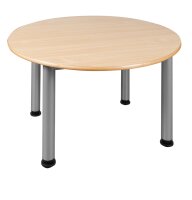 Runder Tisch Ø 100 cm höhenverstellbar