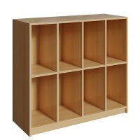 Schultaschenschrank Ranzenregal 4 Fächer 2 reihig