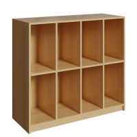 Schultaschenschrank Ranzenregal 4 Fächer 2 reihig