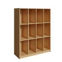 Schultaschenschrank Ranzenregal 12 Fächer 4 reihig