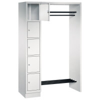 Schließfachgarderobe mit 5 Fächern