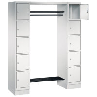 Schließfachgarderobe mit 10 Fächern