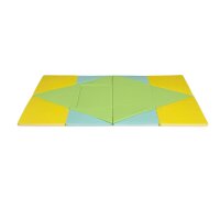 3-in-1 Spielmatte faltbar zu Tipi-Zel oder Boot