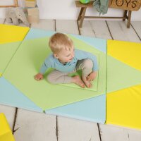 3-in-1 Spielmatte faltbar zu Tipi-Zel oder Boot