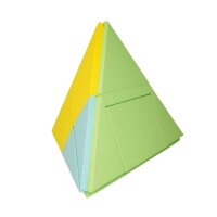 3-in-1 Spielmatte faltbar zu Tipi-Zel oder Boot