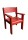 Stapelbarer Stuhl mit Flacharmlehnen 26 cm farbig