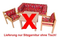 Kindergarten Sitzgruppe aus Massivholz