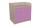 Wickelkommode mit 3 Schüben + Türen + Einlegeböden Max Dekor Ahorn pink