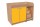 Wickelkommode mit Treppe und 2 Türen + Einlegeböden Dekor Buche gelb