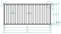 Kindergarten Stapelbett mit Lattenrost 140 cm mit Rollen inkl. Matratze