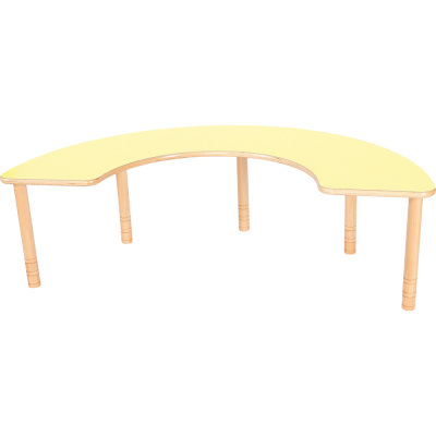 100357-06 Tischhöhe: 40–58 cm HPL gelb