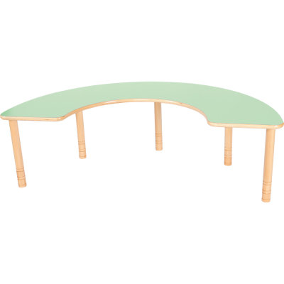 100357-04 Tischhöhe: 40–58 cm HPL grün