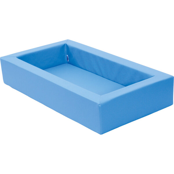 Bettchen hell blau (4137) + Matratze Türkis